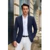 COOFANDY Mens Casual Blazer Slim Fit Suit Jacket Lightweight One Button Business Sport Coats(Navy Blue)