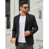 COOFANDY Men’s Casual Blazer Slim Fit Two Buttons Sport Coat Lightweight Suit Jacket(Black)