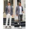 COOFANDY Men’s Casual Blazer Slim Fit Two Buttons Sport Coat Lightweight Suit Jacket(Grey)