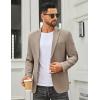 COOFANDY Men’s Casual Blazer Slim Fit Two Buttons Sport Coat Lightweight Suit Jacket(Khaki)