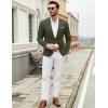 COOFANDY Mens Casual Blazer Suit Jackets One Button Sport Coats Lightweight Business Sports Jackets(Army Green)