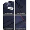 COOFANDY Mens Casual Blazer Suit Jackets One Button Sport Coats Lightweight Business Sports Jackets(Dark Blue)