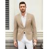 COOFANDY Mens Casual Blazer Suit Jackets One Button Sport Coats Lightweight Business Sports Jackets(Khaki)