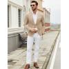 COOFANDY Mens Casual Blazer Suit Jackets One Button Sport Coats Lightweight Business Sports Jackets(Khaki)