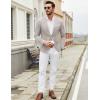 COOFANDY Mens Casual Blazer Suit Jackets One Button Sport Coats Lightweight Business Sports Jackets(Light Gray)