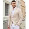COOFANDY Mens Casual Blazer Suit Jackets One Button Sport Coats Lightweight Business Sports Jackets(Light Khaki)