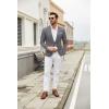 COOFANDY Mens Casual Blazer Suit Jackets One Button Sport Coats Lightweight Business Sports Jackets(Medium Gray)