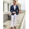 COOFANDY Mens Casual Blazer Suit Jackets One Button Sport Coats Lightweight Business Sports Jackets(Navy Blue)