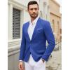 COOFANDY Mens Casual Blazer Suit Jackets One Button Sport Coats Lightweight Business Sports Jackets(Royal Blue)