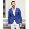 COOFANDY Mens Casual Blazer Suit Jackets One Button Sport Coats Lightweight Business Sports Jackets(Royal Blue)