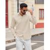 COOFANDY Mens Casual Button Down Shirts Long Sleeve Regualar Fit Dress Shirt Oxford Shirts for Men(Beige)
