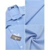 COOFANDY Men’s Casual Button Down Shirts Short Sleeve Linen Shirts Summer Beach Dress Shirt(Deep Blue)