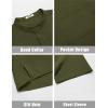COOFANDY Men’s Casual Henley Shirt Short Sleeve Summer Beach Band Collar Shirt Hippie Henley T-Shirts with Pocket(Army Green)
