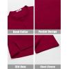 COOFANDY Men’s Casual Henley Shirt Short Sleeve Summer Beach Band Collar Shirt Hippie Henley T-Shirts with Pocket(Red)