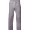 COOFANDY Mens Casual Linen Pants Elastic Waist Linen Pants Drawstring Summer Beach Yoga Linen Trouser(Light Grey)