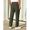 COOFANDY Mens Casual Pants Elastic Waist Chino Pants Lightweight Drawstring Pants with Pockets(Army Green)