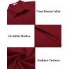 COOFANDY Mens Casual Shirts Short Sleeve Button Down Shirts Fashion Textured Summer Beach Shirt(Wine Red)