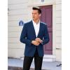 COOFANDY Mens Casual Sport Coat Regular Fit Lightweight Blazers Jacket Two Button Business Suit Jackets(Blue)