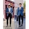 COOFANDY Mens Casual Sport Coat Regular Fit Lightweight Blazers Jacket Two Button Business Suit Jackets(Dark Blue)