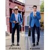 COOFANDY Mens Casual Sport Coat Regular Fit Lightweight Blazers Jacket Two Button Business Suit Jackets(Royal Blue)