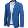 COOFANDY Mens Casual Sport Coat Regular Fit Lightweight Blazers Jacket Two Button Business Suit Jackets(Royal Blue)