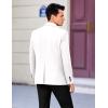 COOFANDY Mens Casual Sport Coat Regular Fit Lightweight Blazers Jacket Two Button Business Suit Jackets(White)