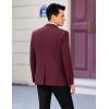 COOFANDY Mens Casual Sport Coat Regular Fit Lightweight Blazers Jacket Two Button Business Suit Jackets(Wine Red)