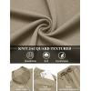 COOFANDY Men’s Casual Sweatsuit 2 Piece Athletic Full Zip Tracksuit Jacquard Jogging Set Fashion Jackets And Pants Outfit(Khaki)