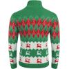 COOFANDY Men’s Christmas Sweater Ugly Knitted Xmas Sweaters Casual Snowflake Pullover Knitwear(B-christmas Green)