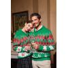 COOFANDY Men’s Christmas Sweater Ugly Knitted Xmas Sweaters Casual Snowflake Pullover Knitwear(B-christmas Green)