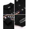COOFANDY Men’s Christmas Sweater Ugly Knitted Xmas Sweaters Casual Snowflake Pullover Knitwear(Black Pumpkin)