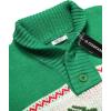 COOFANDY Men’s Christmas Sweater Ugly Knitted Xmas Sweaters Casual Snowflake Pullover Knitwear(Christmas Green)