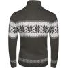 COOFANDY Men’s Christmas Sweater Ugly Knitted Xmas Sweaters Casual Snowflake Pullover Knitwear(Dark Grey)