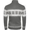 COOFANDY Men’s Christmas Sweater Ugly Knitted Xmas Sweaters Casual Snowflake Pullover Knitwear(Mid Grey Textile)