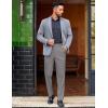 COOFANDY Mens Classic Casual Dress Pants Expandable Waist Suit Pant Slim Fit Flat Front Slacks(Moon Grey)