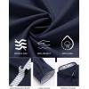 COOFANDY Mens Dress Shirts Long Sleeve Button Down Shirts Untucked Wrinkle-Free Business Casual Shirts(Navy Blue)