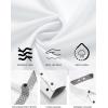 COOFANDY Mens Dress Shirts Long Sleeve Button Down Shirts Untucked Wrinkle-Free Business Casual Shirts(White)