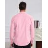 COOFANDY Mens Dress Shirts Wrinkle Free Long Sleeve Button Down Shirt Formal Business Shirts(Pink)