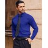 COOFANDY Mens Dress Shirts Wrinkle Free Long Sleeve Button Down Shirt Formal Business Shirts(Royal Blue)