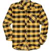 COOFANDY Men’s Flannel Plaid Shirts Long Sleeve Button Down Shirts Casual Fall Shirt Jacket(Yellow&black)