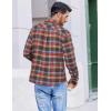 COOFANDY Mens Flannel Shirts Long Sleeve Casual Plaid Button Down Shirt Cotton Shirt Cowboy Work Shirts with Pockets(Classic British)
