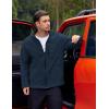 COOFANDY Men’s Fleece Jackets Full Zip Raglan Long Sleeve Lightweight Casual Outdoor Warm Jacket Coat with Pockets(Navy Blue)