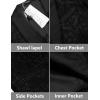 COOFANDY Men’s Floral Tuxedo Suit Jacket Slim Fit Dinner Jacket Party Prom Wedding Blazer Jackets(Black)