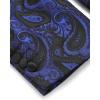 COOFANDY Men’s Floral Tuxedo Suit Jacket Slim Fit Dinner Jacket Party Prom Wedding Blazer Jackets(Blue Paisley)