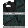 COOFANDY Men’s Floral Tuxedo Suit Jacket Slim Fit Dinner Jacket Party Prom Wedding Blazer Jackets(Green)