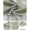 COOFANDY Mens Hawaiian Shirt Short Sleeve Button Down Shirts Tropical Floral Summer Beach Shirts(Sage Green – Tropical Leaf)