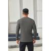 COOFANDY Men’s Henley Shirts Long Sleeve Casual Button Shirts Fashion Lightweight Pullover Shirts(Dark Grey)