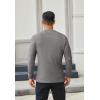 COOFANDY Men’s Henley Shirts Long Sleeve Casual Button Shirts Fashion Lightweight Pullover Shirts(Grey)
