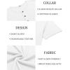 COOFANDY Men’s Henley Shirts Short Sleeve Fashion Casual T-Shirts Summer Button Basic Tee(White)