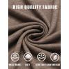 COOFANDY Men’s Henley T-Shirt Long Sleeve Casual Lightweight Pullover Shirts Soft Stretch Basic Tees Fall Tops(Brown)